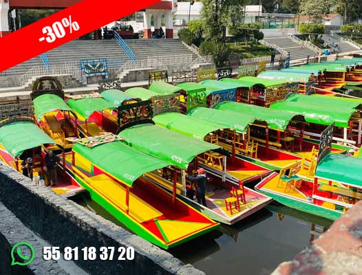 Precios de trajineras Xochimilco 2024